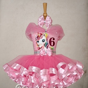 Unikornis varázs tüllruha � álomruha kislányoknak, Baba - mama, Babaruházat, Baba ruhák, Csomózás, MESKA