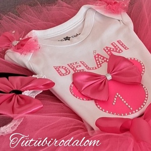 Szülinapi szett számmal névvel - baba - mama - babaruházat - babaruha szett - Meska.hu