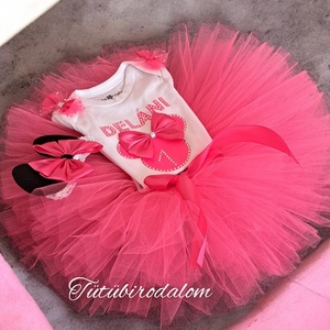 Szülinapi szett számmal névvel - baba - mama - babaruházat - babaruha szett - Meska.hu