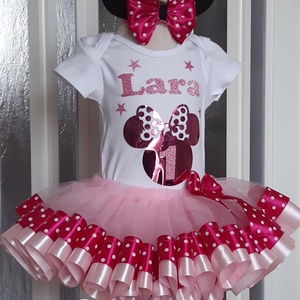 Masnis születésnapi tütü szett � névvel és számmal, Baba - mama, Babaruházat, Baba ruhák, Varrás, MESKA