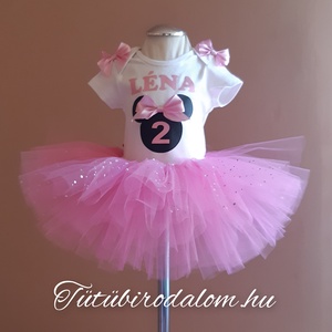Személyre szabott születésnapi tüll szett, Baba - mama, Babaruházat, Baba ruhák, Csomózás, MESKA