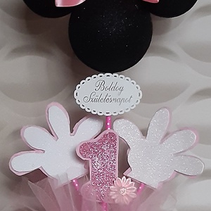 Egérkés 1. születésnapi asztaldísz / dekoráció - otthon & életmód - dekoráció - asztal és polc dekoráció - asztaldísz - Meska.hu