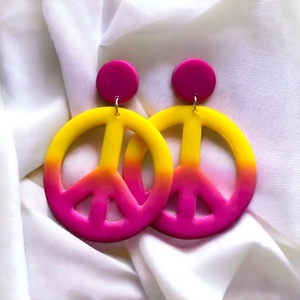 22. Béke (Peace)fülbevaló  - Meska.hu