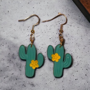 296. Kaktuszka fülbevaló - Meska.hu