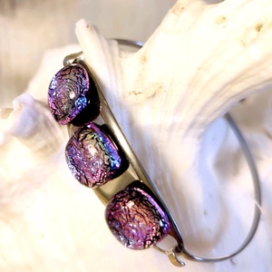 Nemesacél karkötő, dichroic , Ékszer, Karkötő, Karperec, , MESKA