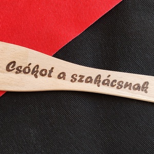 Feliratos fakanál - otthon & életmód - konyhafelszerelés, tálalás - sütés, főzés - fakanál & fakanáltartó - Meska.hu