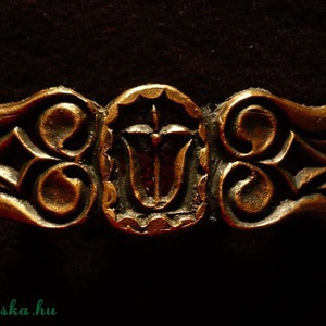 Tulipános hajcsat - Meska.hu