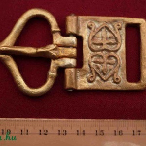 Életfával díszített bronz övcsat -  - Meska.hu