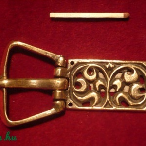 Életfával díszített bronz övcsat -  - Meska.hu