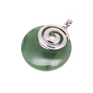 Fánk medál spirál Aventurin 3cm - Meska.hu