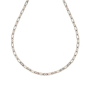 Orvosi acél ezüstszínű ovál lánc 45 cm, Ékszer, Nyaklánc, , MESKA