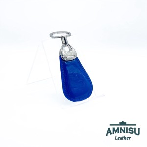 Sötétkék lakk csepp alakú swarovski köves kulcstartó H6009 - táska & tok - kulcstartó & táskadísz - kulcstartó - Meska.hu