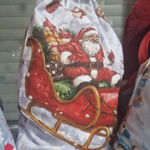 Mikulás zsák - karácsony - mikulás - mikulás zsák - Meska.hu