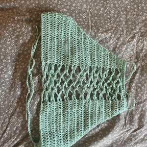 Seafoam crop top - ruha & divat - női ruha - top - Meska.hu
