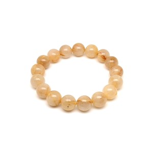 A minőségű rutilkvarc golyós ásvány karkötő 12�13mm, Ékszer, Karkötő, Ásványkarkötő, , MESKA