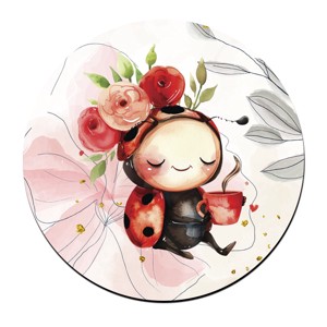 Kávézós katicabogár mintás bögre alátét, , , MESKA