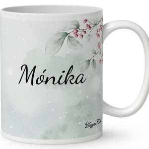 Névvel kérhető - Cuki téli bagoly szemüvegben mintás bögre - otthon & életmód - konyhafelszerelés, tálalás - tálalás - bögre & csésze - Meska.hu