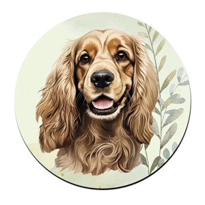 Cser Amerikai cocker spániel portré mintás bögre alátét, , , MESKA