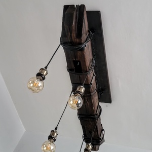 Rusztikus Gerenda lámpa  - otthon & életmód - lámpa - fali & mennyezeti lámpa - Meska.hu