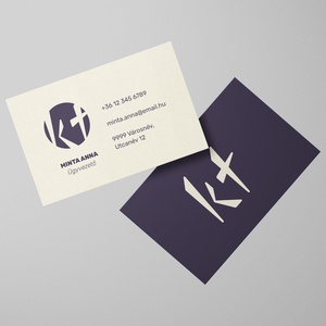 Egyedi névjegykártya tervezés - személyre szabott digitális dizájn - Meska.hu