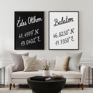 Magyar települések földrajzi koordinátái � nyomtatható poszter - otthon & életmód - dekoráció - kép & falikép - poszter - Meska.hu