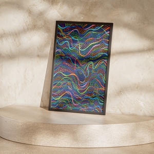 Színes ritmus � nyomtatható falikép, poszter, print - Meska.hu