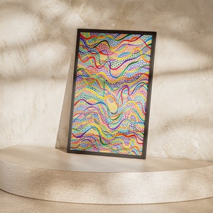 Színes ritmus � nyomtatható falikép, poszter, print - otthon & életmód - dekoráció - kép & falikép - poszter - Meska.hu