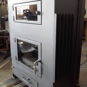 Vízteres kályha, beépíthető sütővel, Otthon & Életmód, Ház & Kert, Kandalló tartozék, Fémmegmunkálás, MESKA