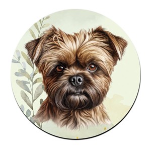 Barna Affenpinscher portré mintás bögre alátét, , , MESKA