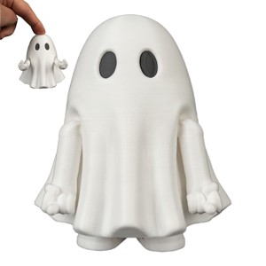 Vicces Halloween ajándék, középső ujjat mutató szellem figura � tréfás asztali dísz felugró karokkal, 10 cm - otthon & életmód - dekoráció - halloween - halloweeni figurák - Meska.hu