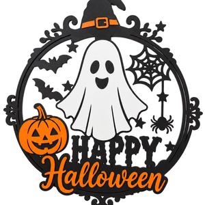 Halloweeni függődísz - otthon & életmód - dekoráció - halloween - halloweeni ajtódíszek és ablakdíszek - Meska.hu