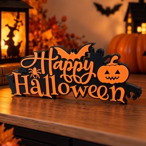 Happy Halloween 3D dekoráció � tökös, denevéres, Otthon & Életmód, Dekoráció, Halloween, Halloweeni dekoráció, Mindenmás, MESKA