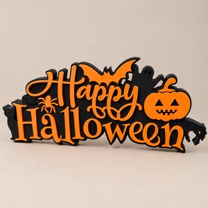 Happy Halloween 3D dekoráció � tökös, denevéres - otthon & életmód - dekoráció - halloween - halloweeni dekoráció - Meska.hu