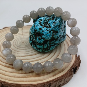 Holdkő karkötő (szürke)- intuíció és belső nyugalom - ékszer - karkötő - ásványkarkötő - Meska.hu