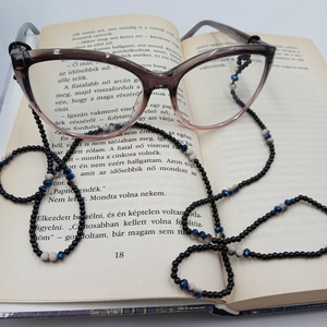 Turmalin szemüveglánc- a védelmező ajándék - ékszer - nyaklánc - hosszú nyaklánc - Meska.hu