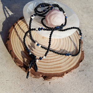 Turmalin szemüveglánc- a védelmező ajándék - ékszer - nyaklánc - hosszú nyaklánc - Meska.hu