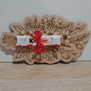 Nőnapi ajándék!, Otthon & Életmód, Virágdekoráció, Virágcsokor, Virágok, Gravírozás, pirográfia, MESKA