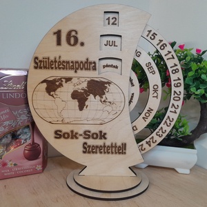 Öröknaptár, Otthon & Életmód, Dekoráció, Fali és függő dekoráció, Falinaptár & Öröknaptár, Gravírozás, pirográfia, MESKA