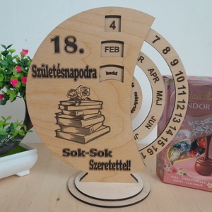 Öröknaptár, Otthon & Életmód, Dekoráció, Fali és függő dekoráció, Falinaptár & Öröknaptár, Gravírozás, pirográfia, MESKA