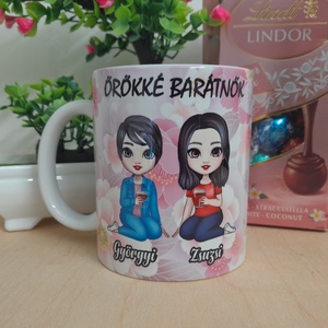 Barátnős bögre - Meska.hu