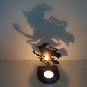 Halloween mintás árnyék lámpa, mécsestartó!, Otthon & Életmód, Dekoráció, Halloween, Halloweeni dekoráció, Gravírozás, pirográfia, MESKA