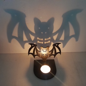 Halloween mintás árnyék lámpa, mécsestartó!, Otthon & Életmód, Dekoráció, Halloween, Halloweeni dekoráció, Gravírozás, pirográfia, MESKA