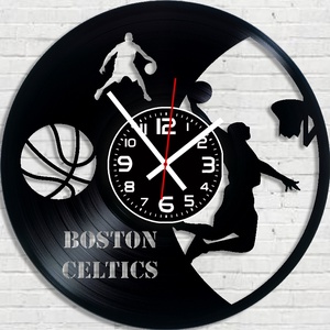 Kosaras bakelitlemez falióra!, Otthon & Életmód, Dekoráció, Fali és függő dekoráció, Falióra & óra, Gravírozás, pirográfia, MESKA