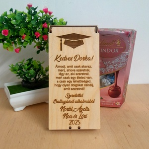 Ballagási pénzátadó doboz!, Otthon & Életmód, Papír, írószer, Ajándékozás kellékei, Pénzátadó doboz, Gravírozás, pirográfia, MESKA