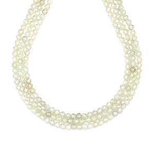 Cirkon fazettált halvány zöld golyó 3mm  ékszerkészítő alapanyag (füzér), Kellékek & szerszámok, Ásvány alapanyag, Ásványfüzér, , MESKA