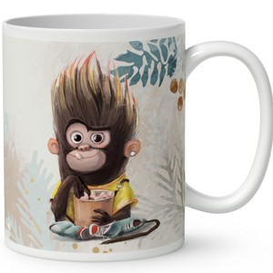 Kérd a neveddel - Kávés Maki mintás bögre - otthon & életmód - konyhafelszerelés, tálalás - tálalás - bögre & csésze - Meska.hu