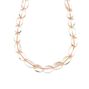 Citrin ovál 8x10mm ékszerkészítő alapanyag (füzér), Kellékek & szerszámok, Ásvány alapanyag, Ásványfüzér, , MESKA