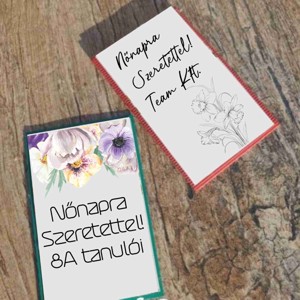 Nőnapi ajándék virágmag papírtasakban matricával díszítve, Otthon & Életmód, Dekoráció, Dísztárgy, , MESKA