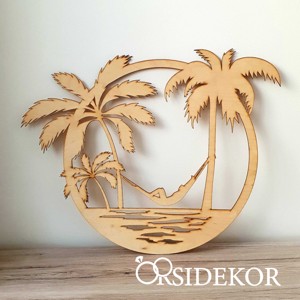 Beach falikép fából - otthon & életmód - dekoráció - fali és függő dekoráció - falra akasztható dekor - Meska.hu