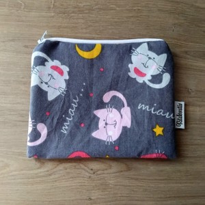 Mosható betét tartó miau, , , Diszkréten tárolhatod a betéteidet a menstruációd napjaiban ebben a szép és praktikus tartóban. Mér..., MESKA